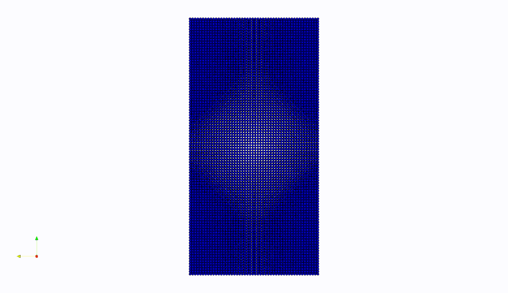 Particle concentration and trajectory evolution (CFD-DEM)